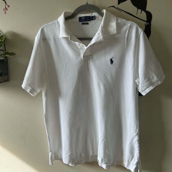 Ralph Lauren White Classic Fit Polo - Picture 8 of 9